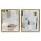Stupell Industries Sophisticated Soft Abstraction 2 pc Framed Floater Canvas Wall Art Set Design by Susan Jill